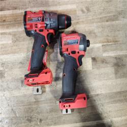 HOUSTON LOCATION - AS-IS Milwaukee FUEL 18V Lithium-Ion Brushless Cordless Hammer Drill and Impact Driver Combo Kit