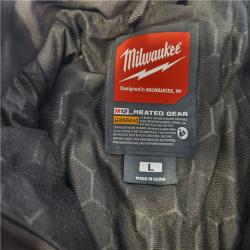 AS-IS- Milwaukee Men's Large 12-Volt Lithium-Ion Cordless Tough Shell Black Heated Jacket