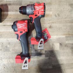 HOUSTON LOCATION - AS-IS (APPEARS LIKE NEW) MILWAUKEE FUEL 18V Lithium-Ion Brushless Cordless Hammer Drill and Impact Driver Combo Kit
