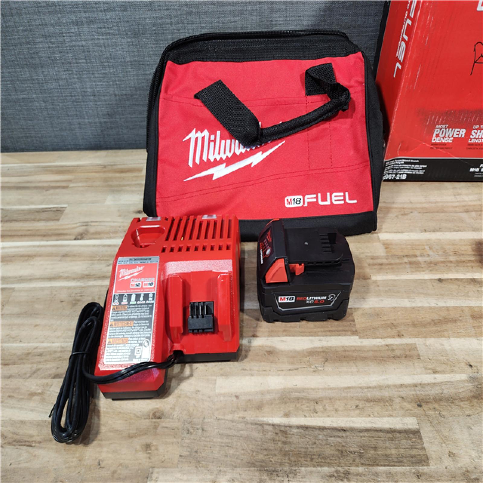 HOUSTON LOCATION - AS-IS Milwaukee FUEL 18V Lithium-Ion Brushless Cordless 1/2 in. Impact Wrench w/Friction Ring Kit