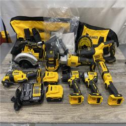 AS-IS DEWALT 20V Lithium-Ion Cordless 8-Tool Combo Kit