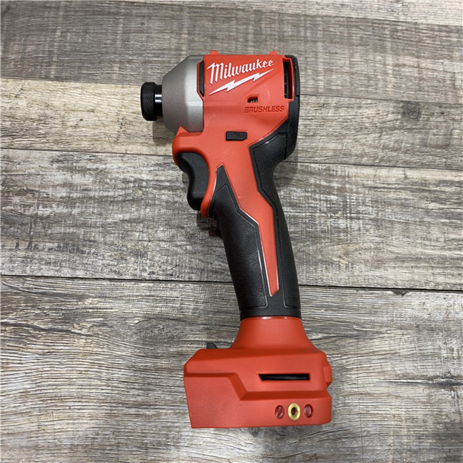 AS-IS Milwaukee 18-Volt Lithium-Ion Compact Brushless Cordless 1/4 in. Impact Driver Kit