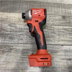AS-IS Milwaukee 18-Volt Lithium-Ion Compact Brushless Cordless 1/4 in. Impact Driver Kit