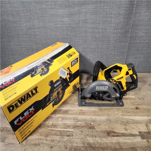 HOUSTON LOCATION - AS-IS DEWALT FLEXVOLT 60V MAX Cordless Brushless 7-1/4 in. Wormdrive Style Circular Saw (Tool Only)
