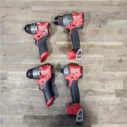 HOUSTON LOCATION - AS-IS MILWAUKEE 4 TOOL COMBO