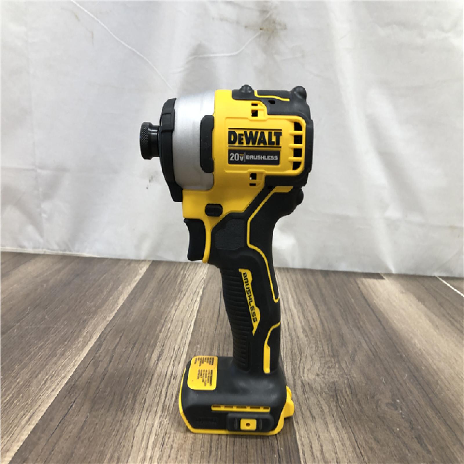 AS-IS DEWALT ATOMIC 20V MAX Cordless Brushless Compact 1/4 in. Impact Driver (Tool Only)