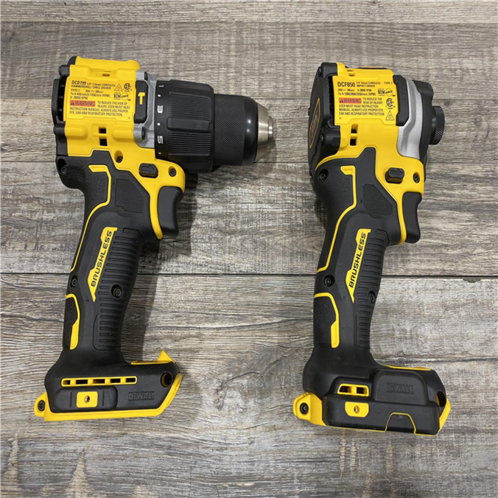 AS-IS DEWALT ATOMIC 20V MAX Lithium-Ion Cordless 2-Tool Combo Kit