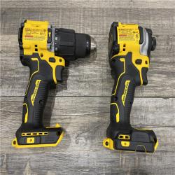 AS-IS DEWALT ATOMIC 20V MAX Lithium-Ion Cordless 2-Tool Combo Kit