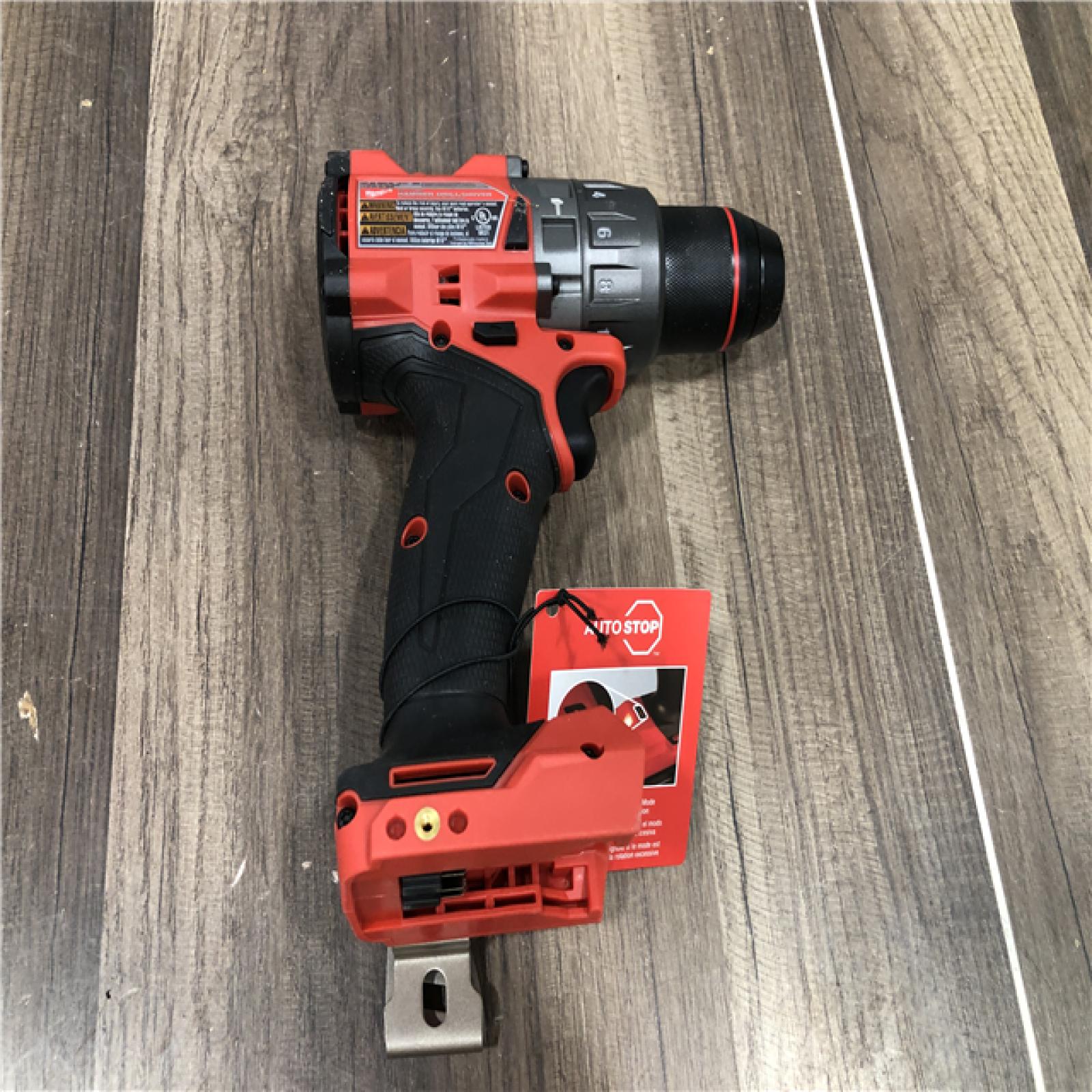 AS-IS Milwaukee  FUEL 18V Lithium-Ion Brushless Cordless 1/2 in. Hammer Drill/Driver (Tool-Only)