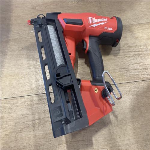 AS-IS  Milwaukee FUEL 18-Volt Lithium-Ion Brushless Cordless Gen II 16-Gauge Angled Finish Nailer (Tool-Only)