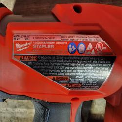 HOUSTON LOCATION - AS-IS MILWAUKEE FUEL 18V Cordless 18-Gauge 1/4 in. Narrow Crown Stapler (Tool-Only)