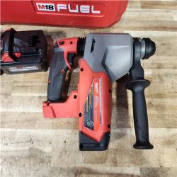 HOUSTON LOCATION - AS - IS Milwaukee FUEL 18V Lithium-Ion Brushless 1 in. Cordless SDS-Plus Rotary Hammer Kit