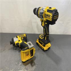 AS-IS - DEWALT 20V MAX Cordless Brushless Hammer Drill/Driver 2 Tool Combo Kit