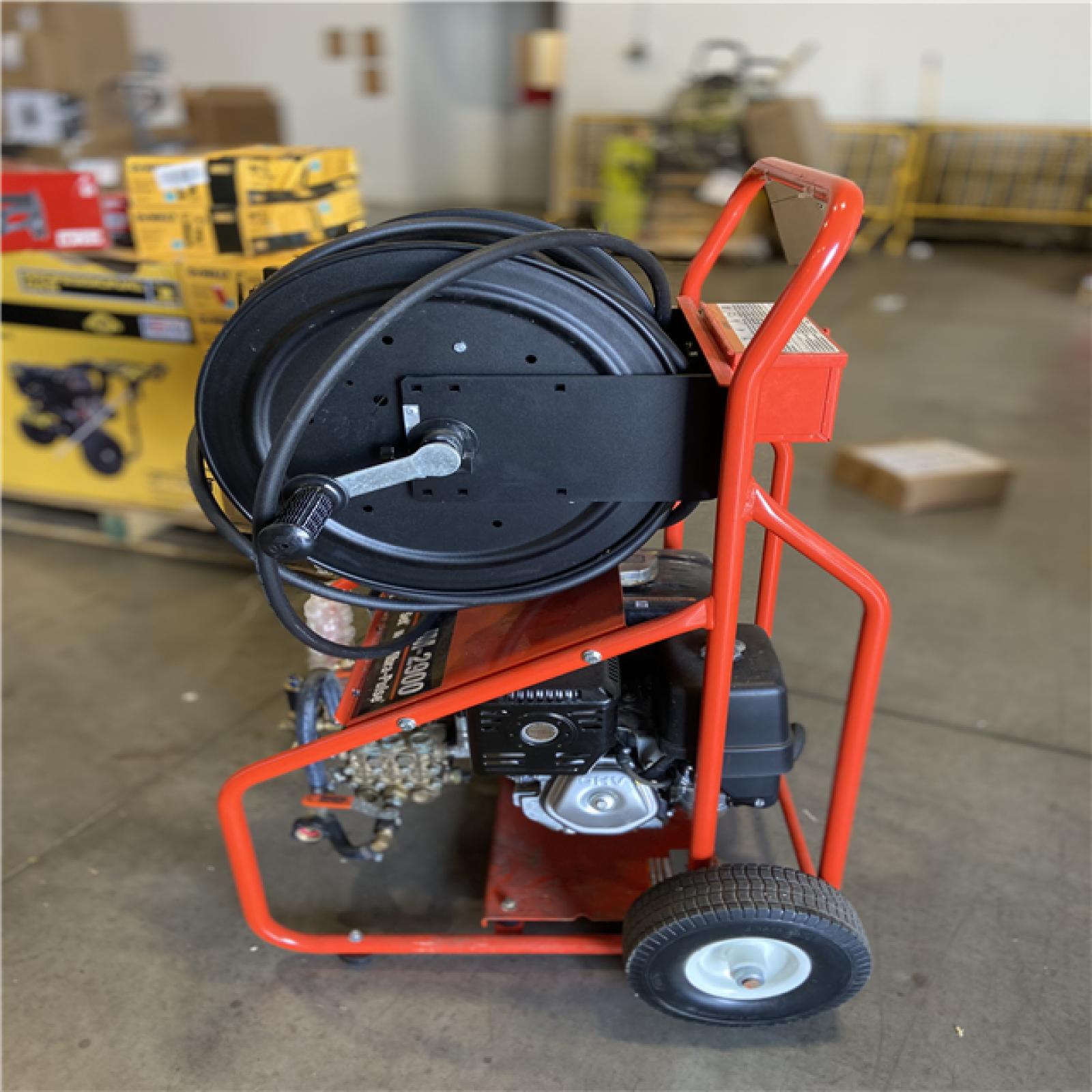 DALLAS LOCATIONS - JM-2900 Gas Jetter w/ 3/8 x 200' Hose and (3/8) JN-50 Nozzle Set  CM-300 Cart Reel