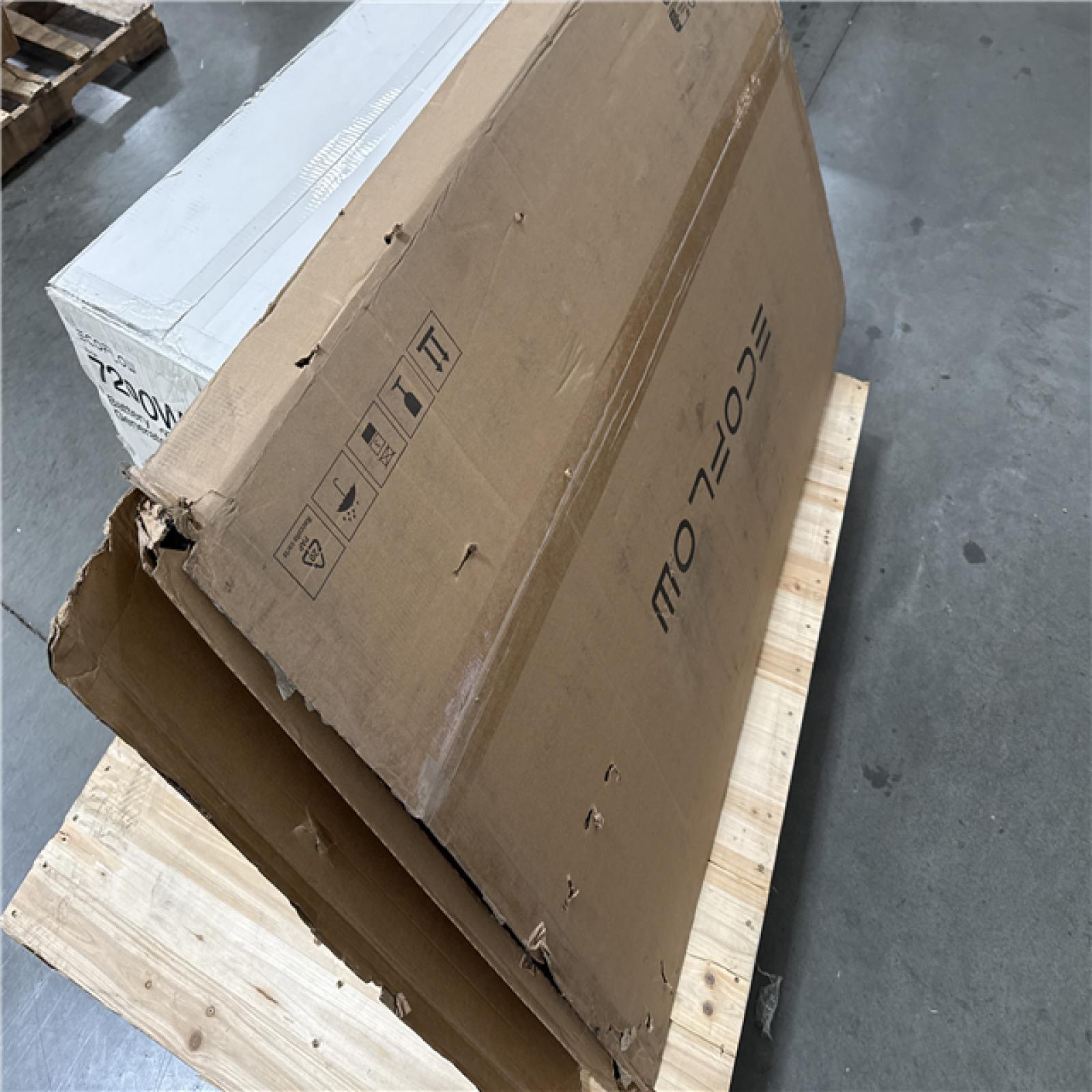 California AS-IS Ecoflow 7200W Battery Generator w/Solar Panel (Damaged Boxes)