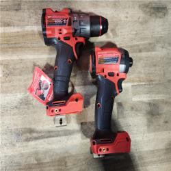 HOUSTON LOCATION - AS-IS (APPEARS LIKE NEW) Milwaukee FUEL 18V Lithium-Ion Brushless Cordless Hammer Drill and Impact Driver Combo Kit