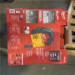 NEW! - Milwaukee Green 100 ft. Cross Line and Plumb Points Rechargeable Laser Level with REDLITHIUM Lithium-Ion USB Battery and Charger