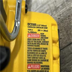 AS-IS DEWALT 20V MAX Cordless Brushless 6-1/2 in. Sidewinder Style Circular Saw (Tool Only)