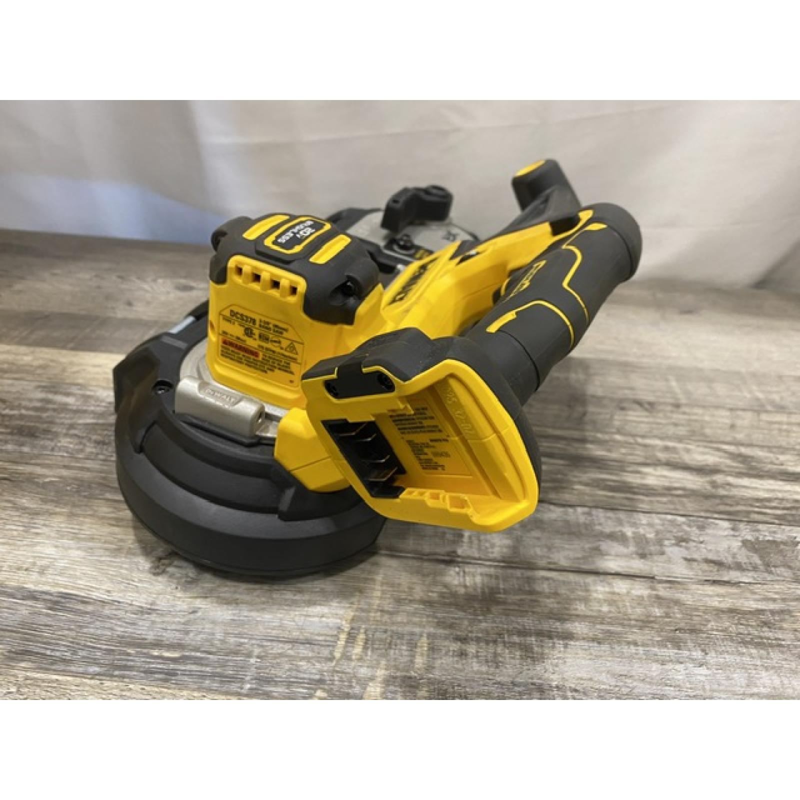 AS-IS DEWALT 20-Volt MAX 3-3/8 in. Cordless Brushless Bandsaw (Tool-Only)