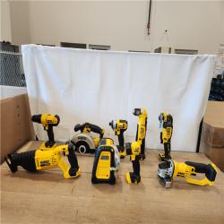AS-IS- DEWALT 20V MAX Lithium-Ion Cordless 9-Tool Combo Kit