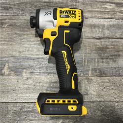 AS-IS DEWALT 20-Volt Maximum XR Lithium-Ion Cordless Brushless 1/4 in. 3-Speed Impact Driver Kit