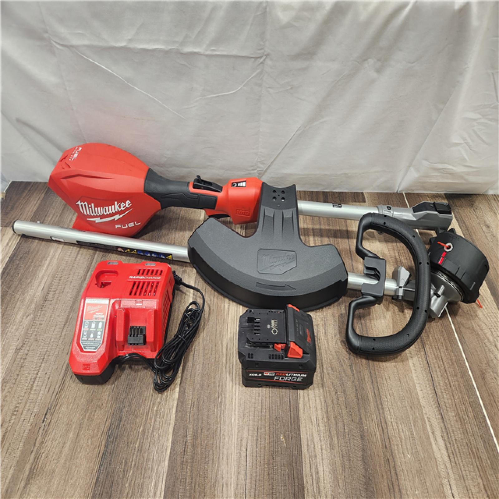 AS-IS- M18 FUEL 18V 16 in. Brushless Cordless Battery Powered String Trimmer W/QUIK-LOK Attachment Capability & 8.0 Ah Battery