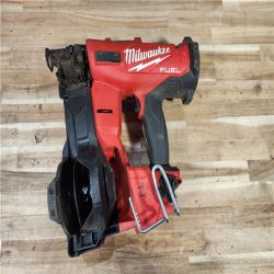 HOUSTON LOCATION - AS-IS Milwaukee FUEL 18-Volt Lithium-Ion Brushless Cordless Coil Roofing Nailer (Tool Only)