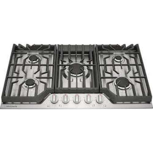 Phoenix Location NEW Frigidaire 36 in. Gas Cooktop in Stainless Steel with 5-Burners FCCG3627AS