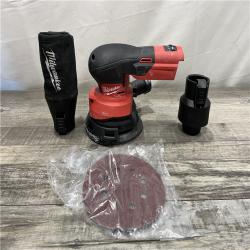 AS-IS Milwaukee 18V Lithium-Ion Brushless Cordless FUEL 5 in. Random Orbit Sander (Tool-Only)