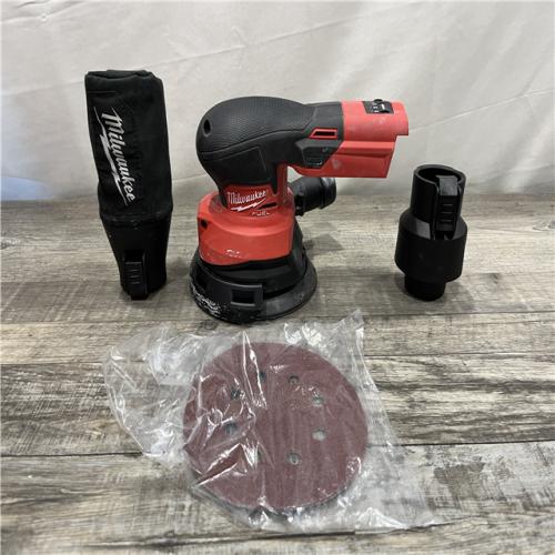 AS-IS Milwaukee 18V Lithium-Ion Brushless Cordless FUEL 5 in. Random Orbit Sander (Tool-Only)