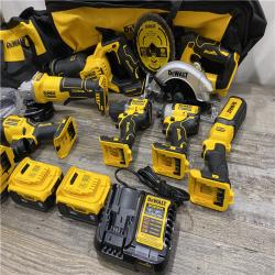 LIKE NEW - DEWALT 20V Lithium-Ion Cordless 8-Tool Combo Kit