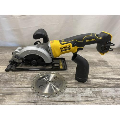 AS-IS DEWALT ATOMIC 20V MAX Cordless Brushless 4-1/2 in. Circular Saw (Tool Only)