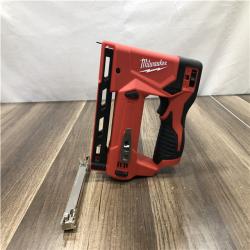 AS-IS Milwaukee 12-Volt Lithium-Ion Cordless 3/8 in. Crown Stapler (Tool-Only)
