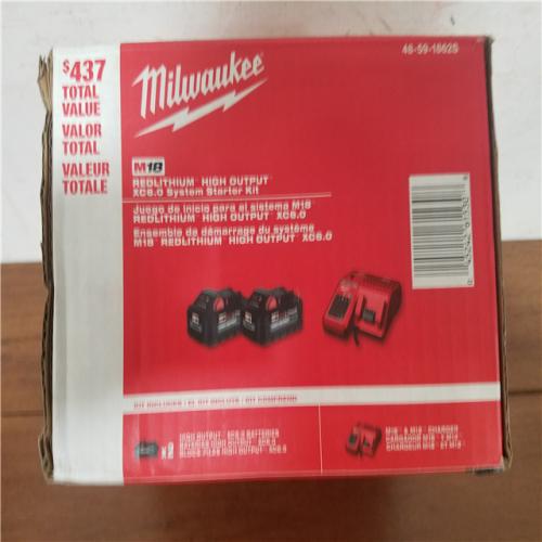 California NEW Milwaukee Red Lithium High Output Starter Kit (2) Batteries  (1) Charger