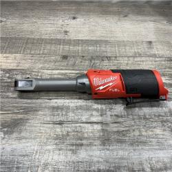 AS-IS Milwaukee FUEL INSIDER 12V Lithium-Ion Brushless Cordless 1/4 in. - 3/8 in. Extended Reach Box Ratchet (Tool-Only)