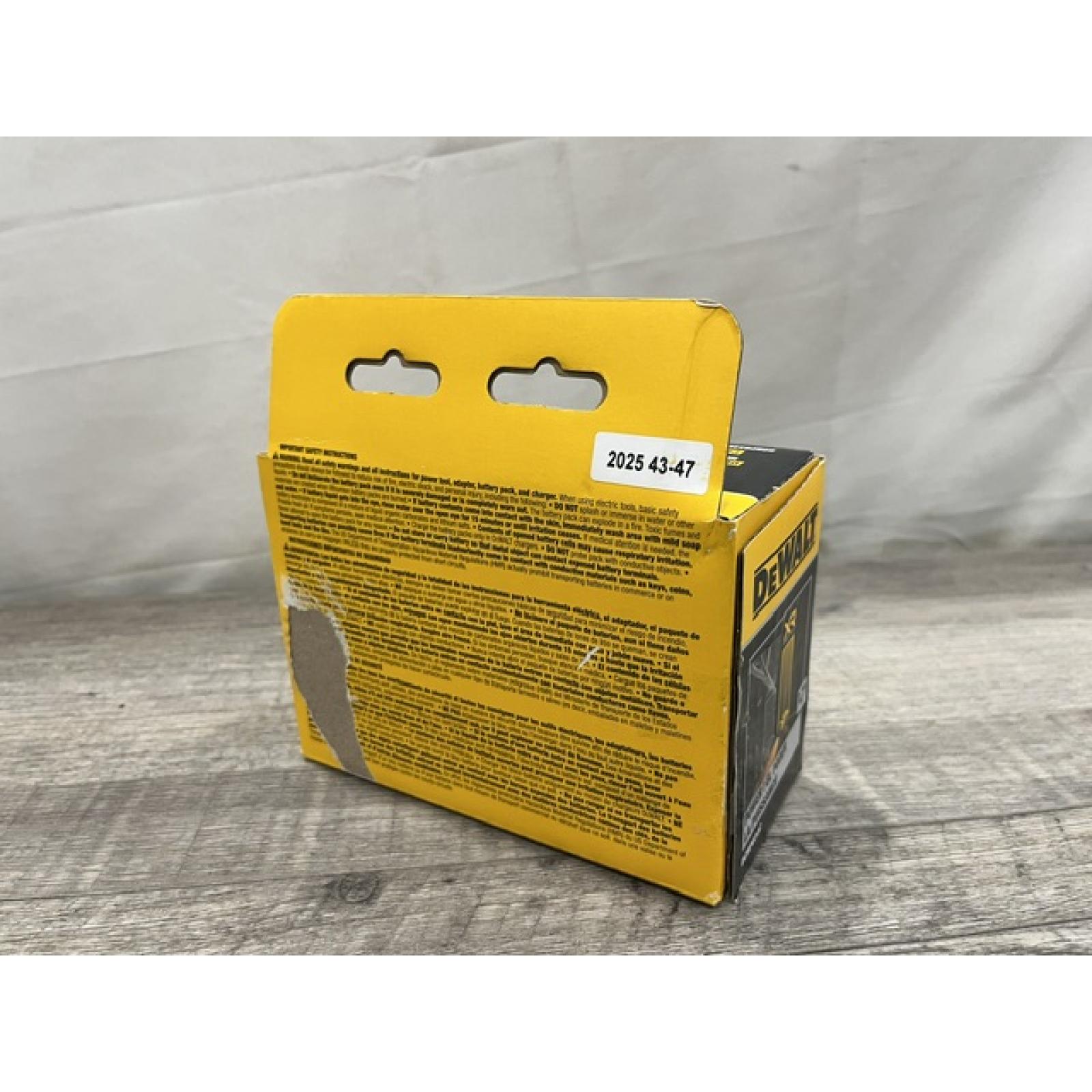 NEW - DEWALT 20V MAX XR POWERSTACK Lithium-Ion Battery Starter Kit with 1.7Ah Battery and Charger