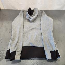 AS-IS- Women's Large M12 12-Volt Lithium-Ion Cordless Gray Heated Jacket Hoodie Kit