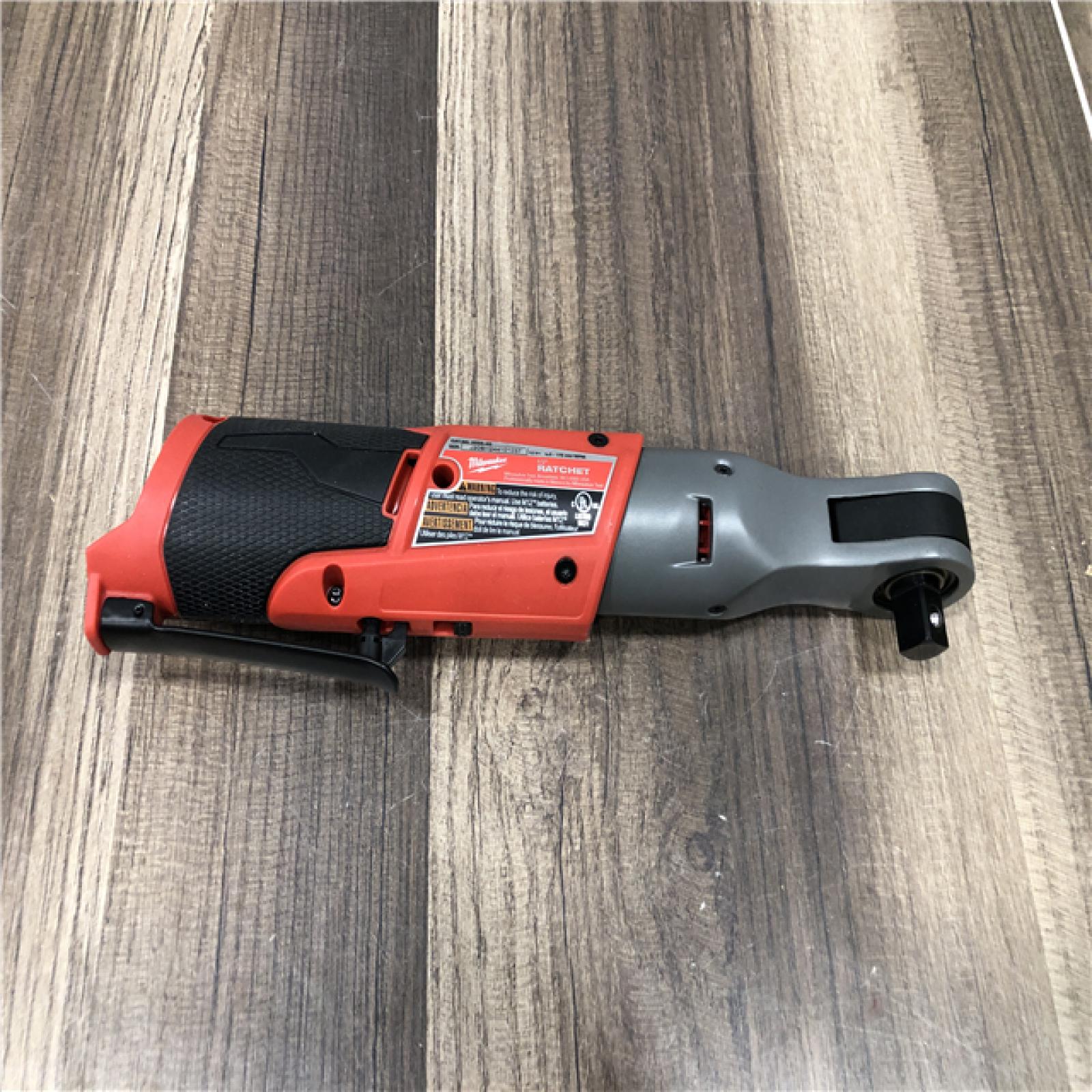 AS-IS Milwaukee FUEL 12V Lithium-Ion Brushless Cordless 1/2 in. Ratchet (Tool-Only)