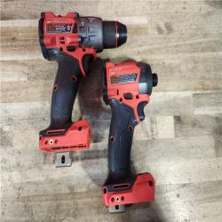 HOUSTON LOCATION - AS-IS Milwaukee FUEL 18V Lithium-Ion Brushless Cordless Hammer Drill and Impact Driver Combo Kit