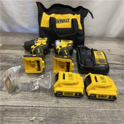 AS-IS DEWALT ATOMIC 20-Volt MAX Lithium-Ion Cordless Combo Kit