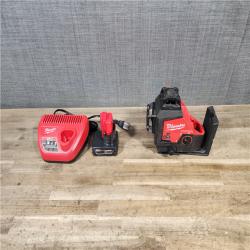 HOUSTON LOCATION - AS-IS Milwaukee 12-Volt Lithium-Ion Cordless Green 250 ft. 3-Plane Laser Level Kit