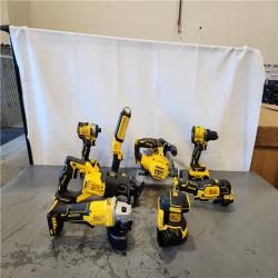 AS-IS- 20V Lithium-Ion Cordless 8-Tool Combo Kit with (2) 5.0 Ah Batteries and Charger