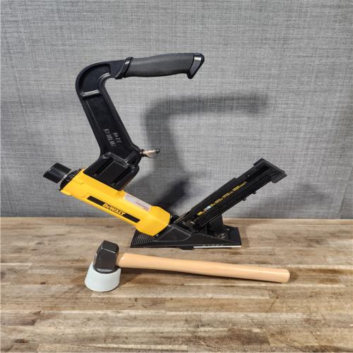 HOUSTON LOCATION - AS-IS DeWalt DWFP12569 15.5-Gauge and 16-Gauge 2-in-1 Pneumatic Flooring Tool