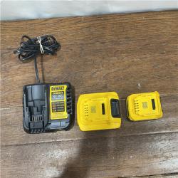 AS-IS DeWalt 20V MAX POWERSTACK DCBP315-2C Lithium-Ion 1.7Ah and 5Ah Battery and Charger Starter Kit 3 Pc