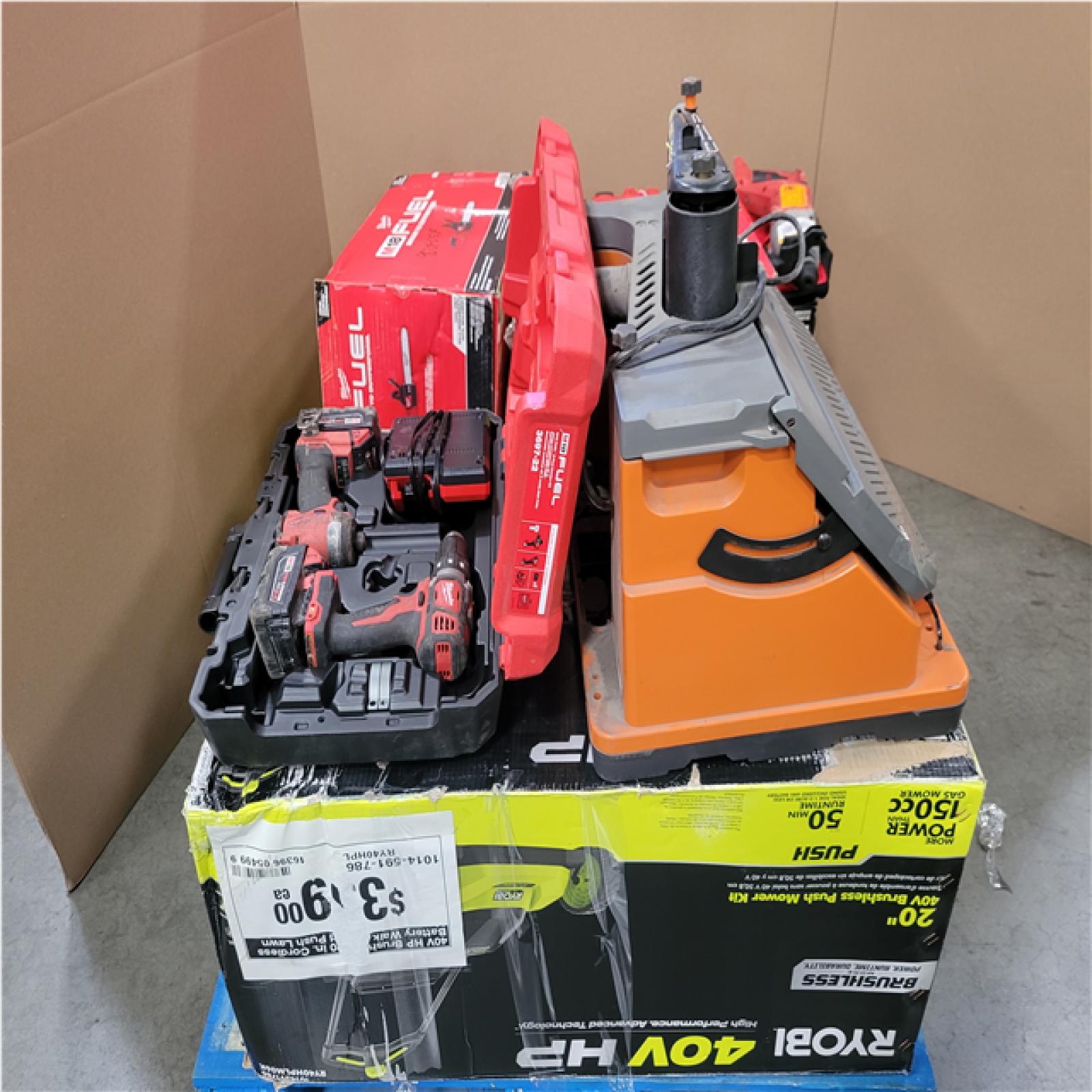CALIFORNIA AS-IS TOOL PALLET