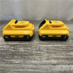 AS-IS DEWALT 20V MAX Compact Lithium-Ion 3.0Ah Battery Pack (2 Pack)