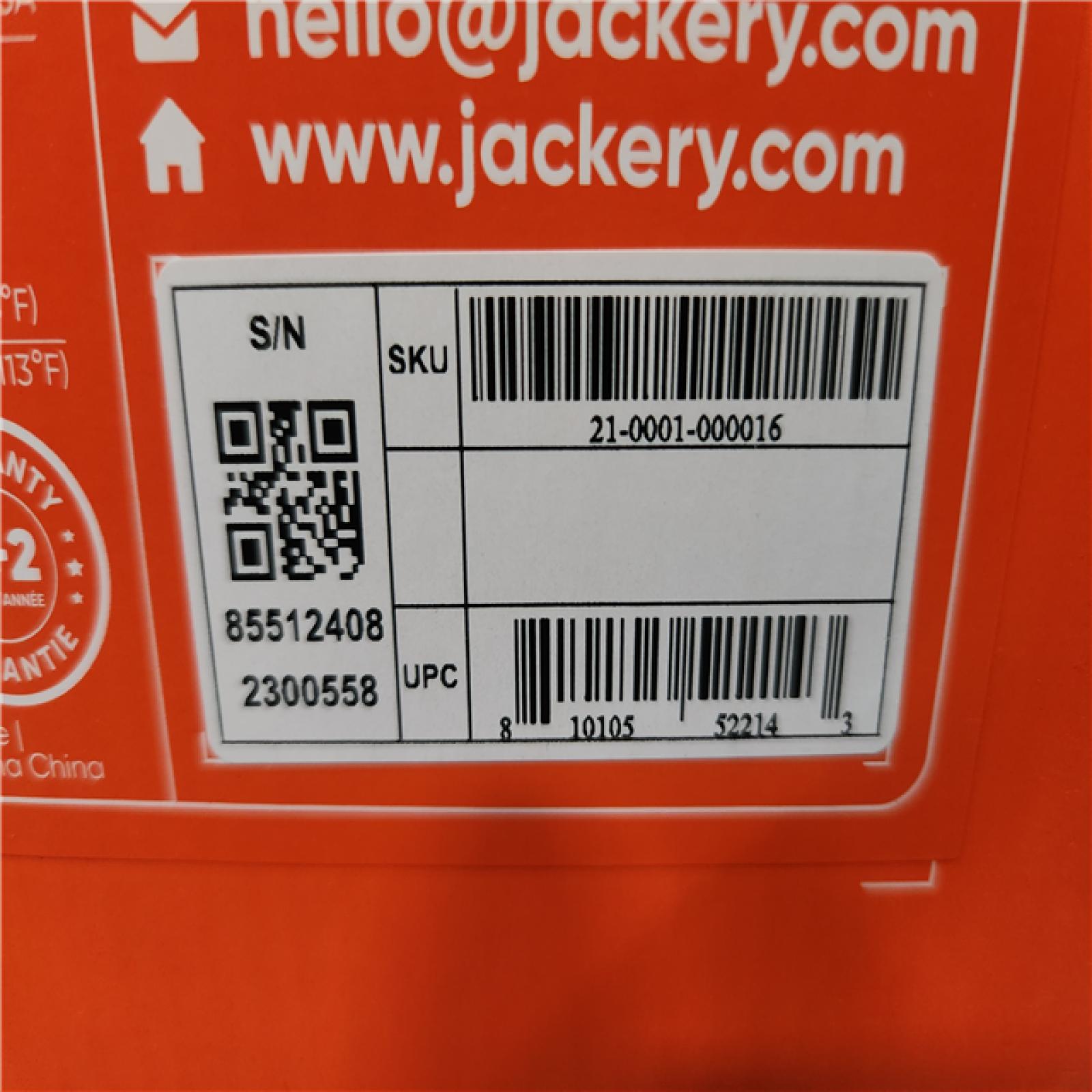 Phoenix Location NEW Jackery Solar Generator Explorer 2000 Plus 2042.8Wh/ 3000W Model No. Je-2000C