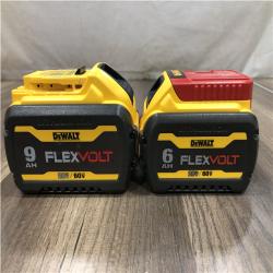 AS-IS DEWALT FLEXVOLT 20-Volt/60-Volt MAX Lithium-Ion Battery Pack with 9.0 Ah and 6.0 Ah Battery