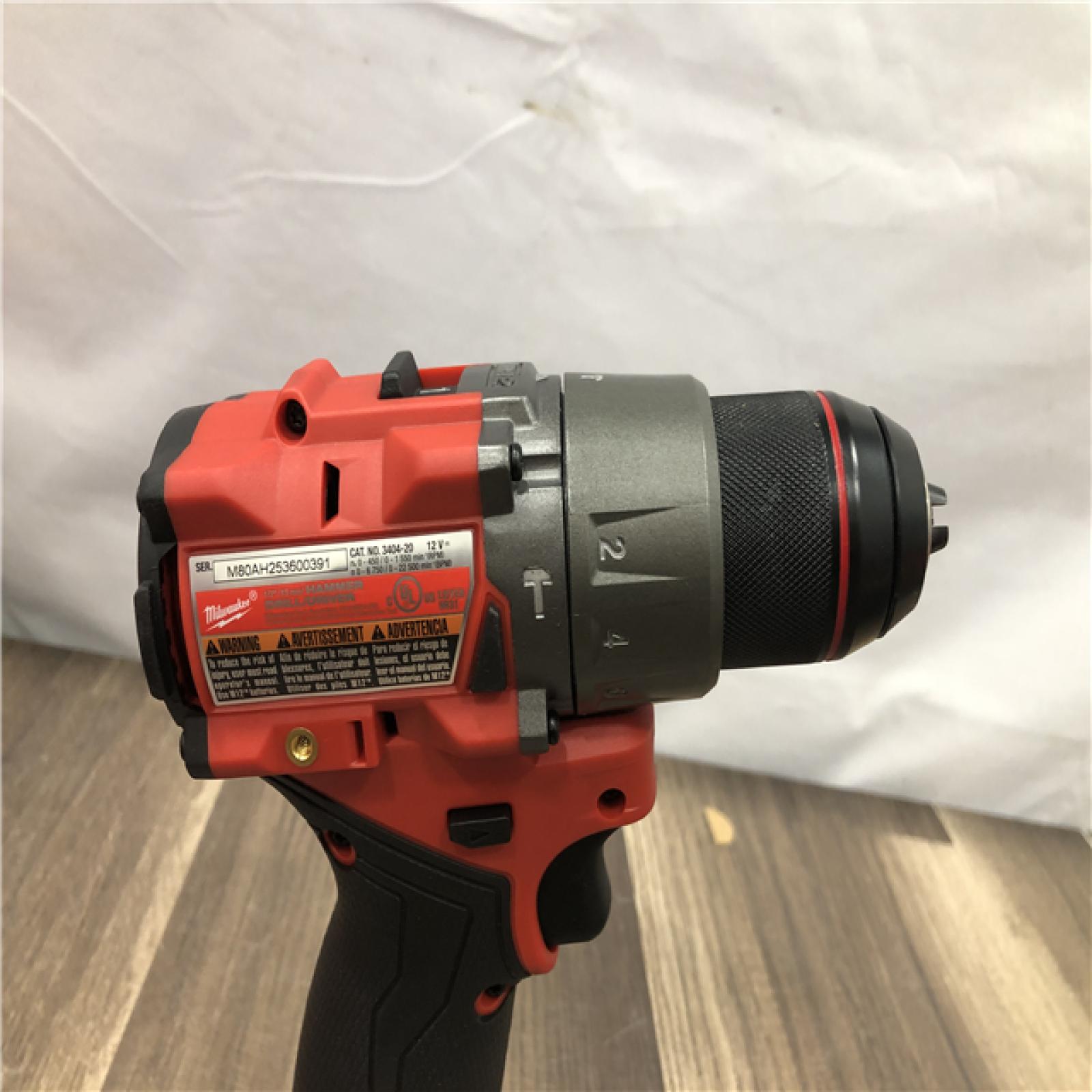 AS-IS Milwaukee FUEL 12-Volt Lithium-Ion Brushless Cordless Hammer Drill and Impact Driver Combo Kit