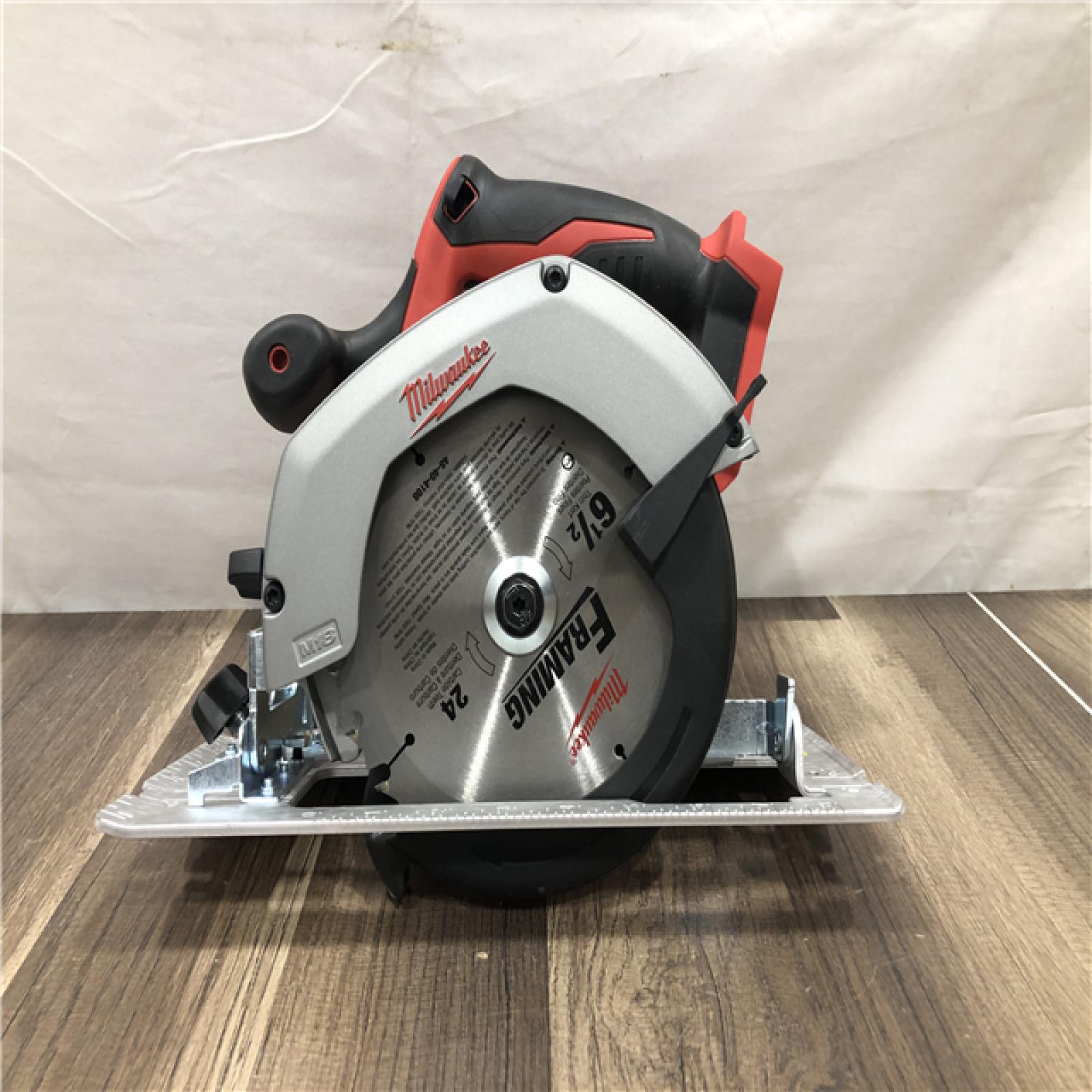 AS-IS Milwaukee 18V Lithium-Ion Cordless 6-1/2 in. Circular Saw (Tool-Only)